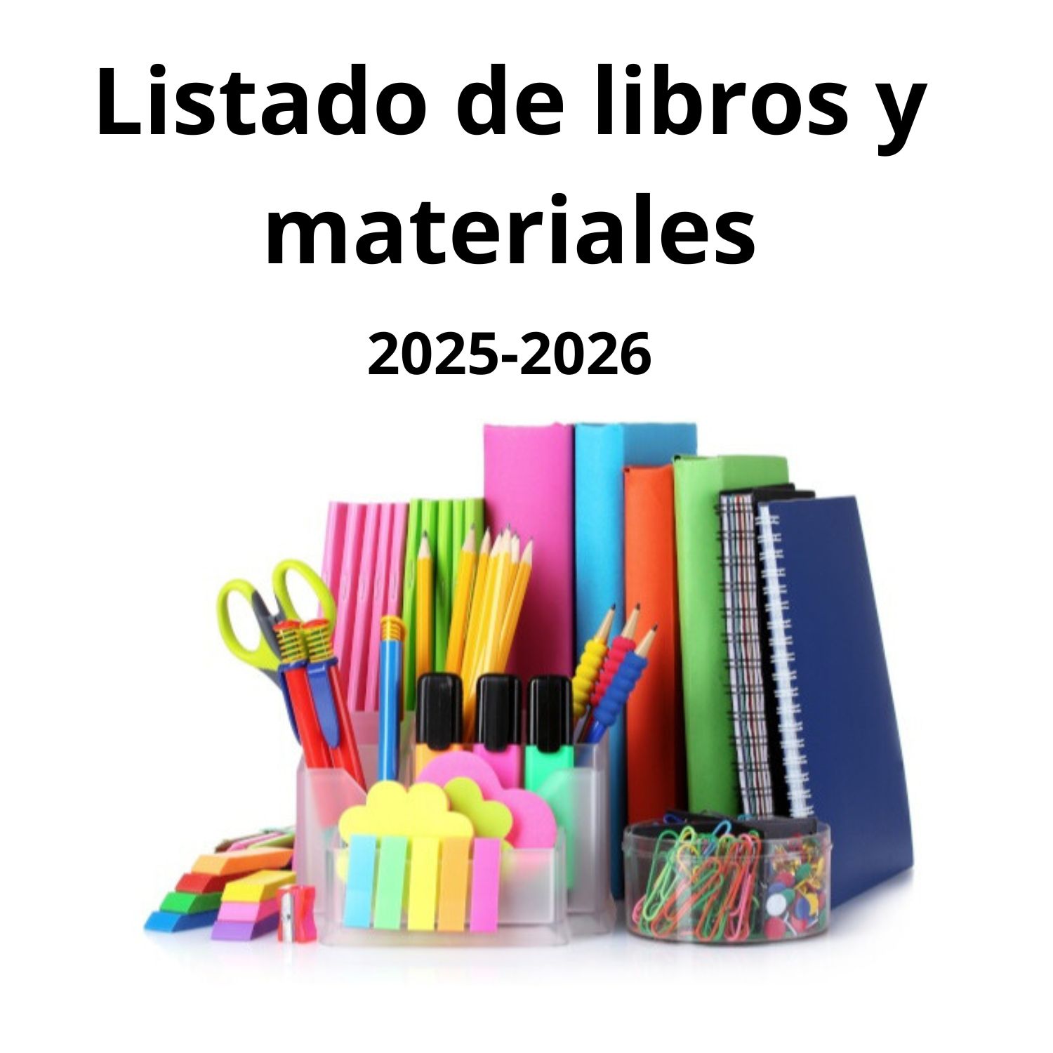 Liburu eta material zerrenda 2025-2026